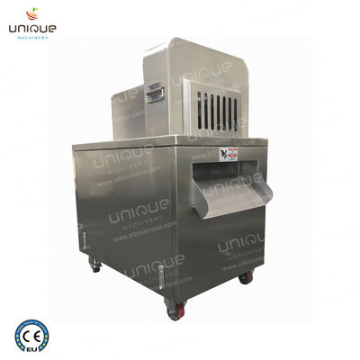 3KW Carne congelada Frango Coxa Porco Barriga Pato Cubo Dicionário Máquina de corte para cortes