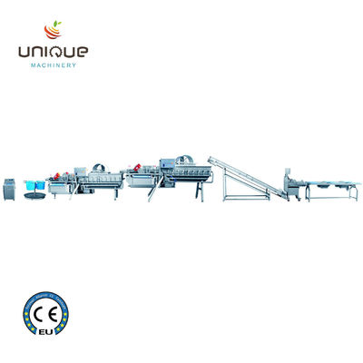 Máquina de lavar vegetais 2200 KG para cortador de folhas verdes e salada de frutas comercial