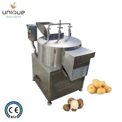 Máquina de processamento de vegetais de raiz para indústrias de processamento de alimentos