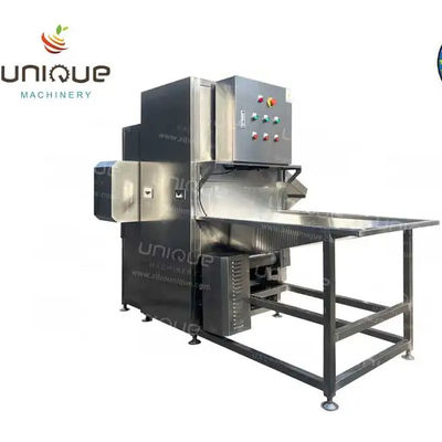 Máquina automática de remoção de pele de cebola de aço inoxidável 304 para descascar cebola rapidamente