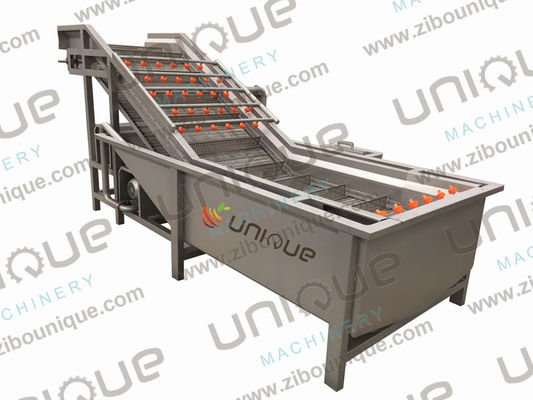 Máquina de lavar bolhas de frutas e vegetais industriais para limão abacaxi Fruta da paixão
