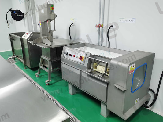 Máquina de corte de cubos de carne fresca para várias indústrias
