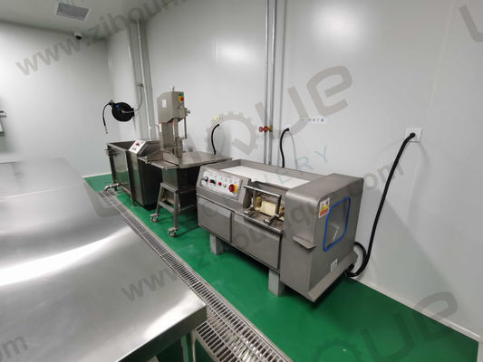 Máquina de corte de cubos de carne fresca para várias indústrias