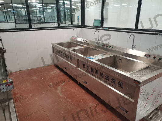 Equipamento de cozinha Máquina de lavagem de bolhas de frutas e vegetais 220v/380v/Customizado