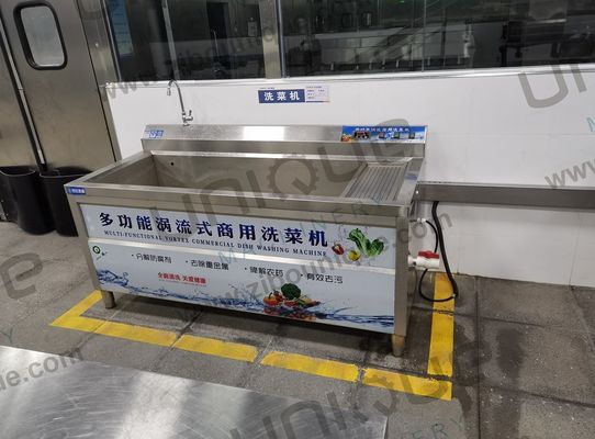 Equipamento de cozinha Máquina de lavagem de bolhas de frutas e vegetais 220v/380v/Customizado