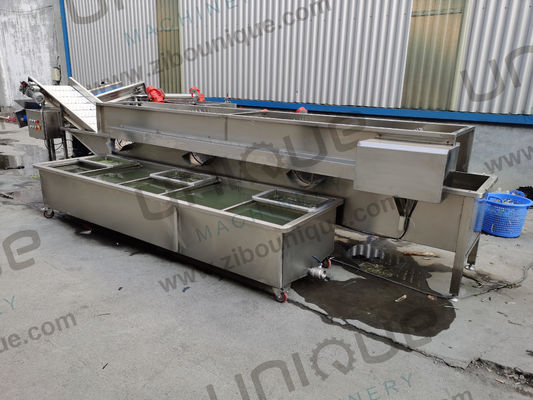 Máquina de remoção de casca e de descascagem de feijão de feijão