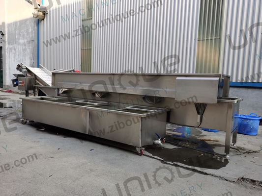 Design Máquina de lavagem de bolhas de vegetais para lojas de alimentos e bebidas