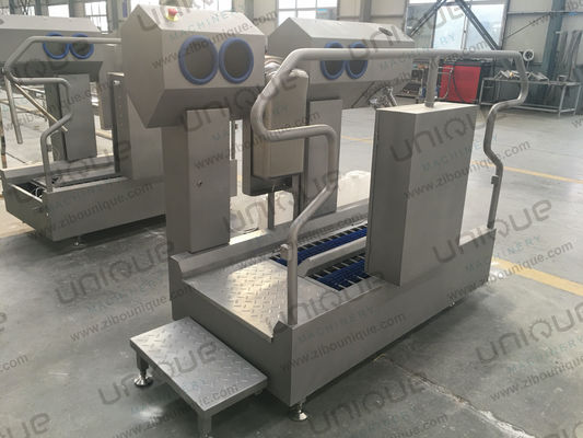 Máquina de estação de limpeza industrial de higiene de botas com material de aço inoxidável 304