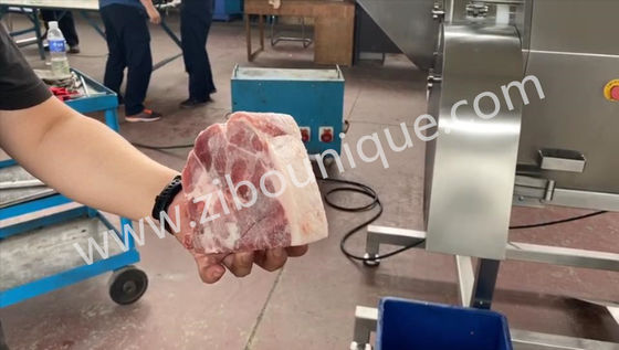1775*1030*1380 mm Máquina de corte de cubos de carne de bovino congelada