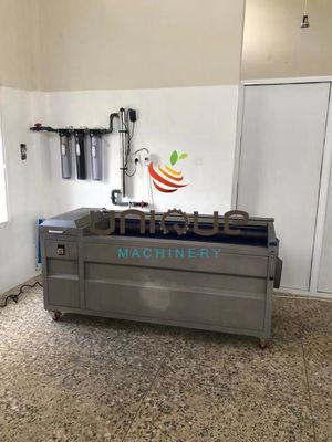 Máquina de limpeza de peeling de batatas elétrica