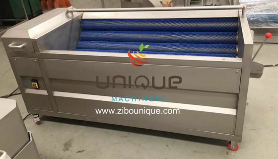 304 Máquina de descascar batatas e cenouras de aço inoxidável para processamento de vegetais