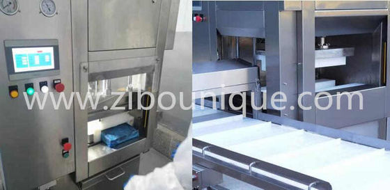 Máquina de prensagem 3D de bife de carne congelada com sistema de operação automática