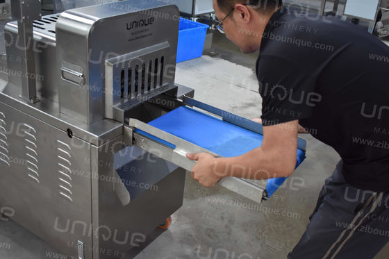 3KW Carne congelada Frango Coxa Porco Barriga Pato Cubo Dicionário Máquina de corte para cortes
