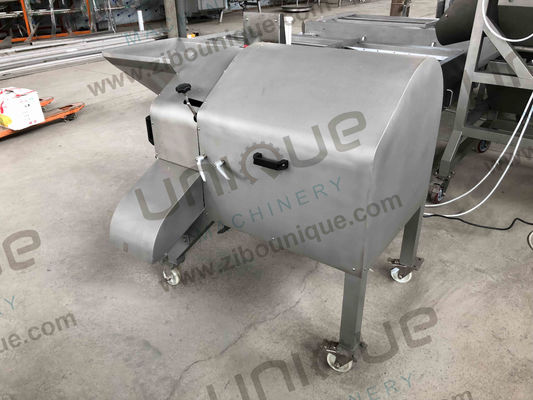 Utilização comercial Máquina de corte de vegetais elétrica de 1,5 kW para corte versátil