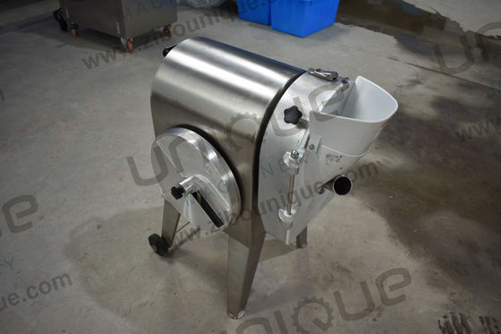 Máquina de corte de batatas fritas com tamanho de 750*480*890 mm e cortador de cebola industrial