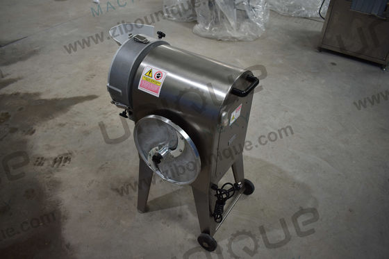 Máquina de corte de batatas fritas com tamanho de 750*480*890 mm e cortador de cebola industrial