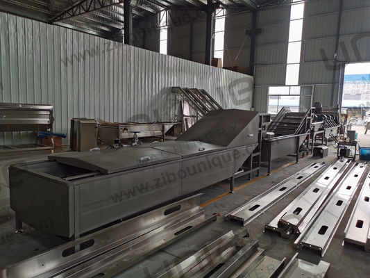 1.5kw Equipamento de blanqueamento de vegetais para plântanos e cocos Voltagem personalizada