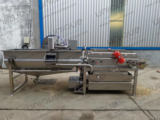 Máquina de lavagem de legumes e saladas para limpeza