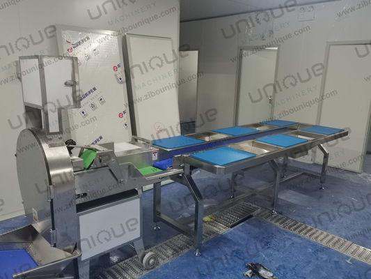 Máquina de corte profissional de folhas de salada e ervas para corte de vegetais versáteis