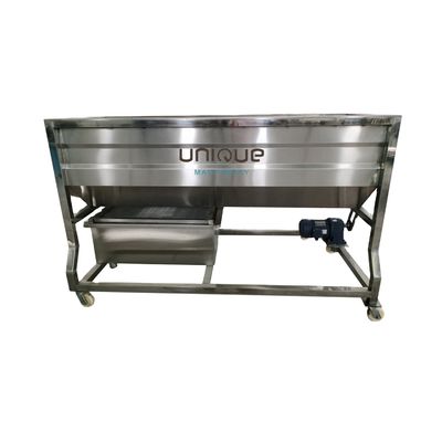 Utilização comercial Máquina automática de limpeza de escovas de tâmaras de palma com limpador de escovas macio