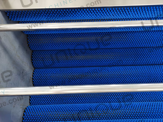 Utilização comercial Máquina automática de limpeza de escovas de tâmaras de palma com limpador de escovas macio