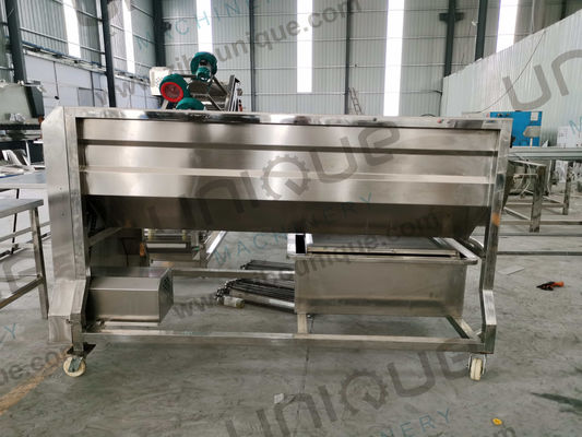 Utilização comercial Máquina automática de limpeza de escovas de tâmaras de palma com limpador de escovas macio