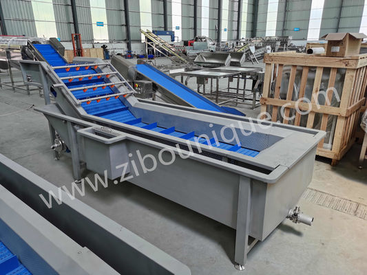 Tanque de limpeza de salada de bolhas para frutas e legumes