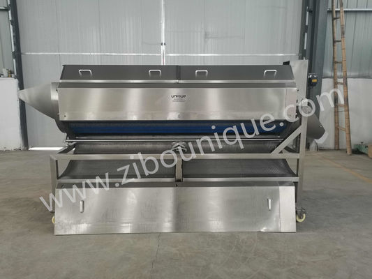 304 de aço inoxidável Automático Batata doce Yam máquina de lavar peeling linha de produção