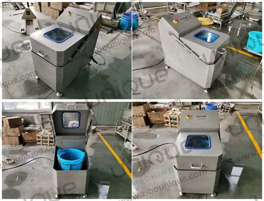 Secador centrífugo automático de 0,75 kW para frutas e vegetais frescos 1600*800*1200 mm