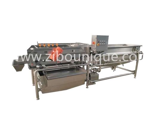 Máquina de lavagem de repolho de aço inoxidável de 4,4 kW para esterilização de vegetais e saladas