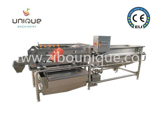 Máquina de lavar frutas e vegetais de qualidade profissional para produção em larga escala