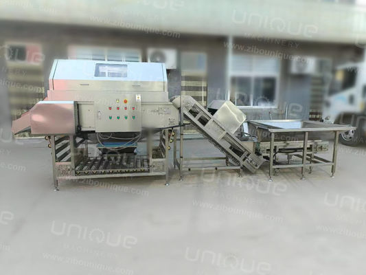 Máquina de descascar cebolas para vegetais de raiz Equipamento industrial de descascar cebolas secas