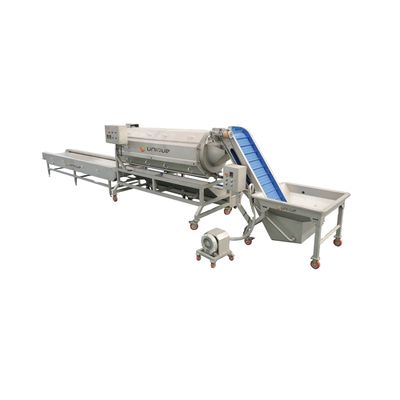 Linha automática de lavagem de espárrago de vegetais com sumo de frutas e legumes