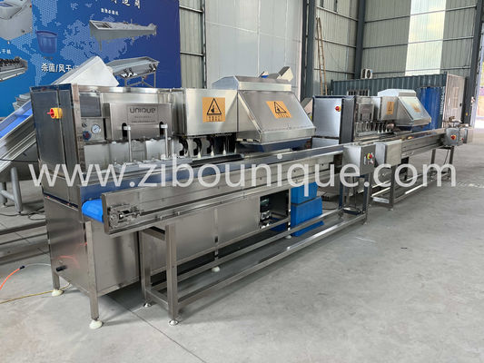 Máquina de corte de maçãs e peras de aço inoxidável de tensão 304 personalizada