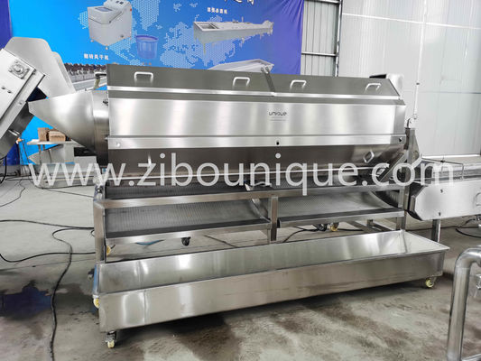 Máquina de Esfoliação de Pele de Batata de 2200 KG de Capacidade Ideal para Produção em Grande Escala