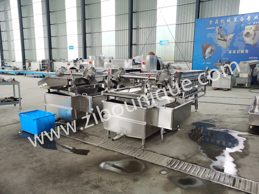 Lavadora de salada de alface de aço inoxidável 304 com potência de 4,26 kW e certificado CE