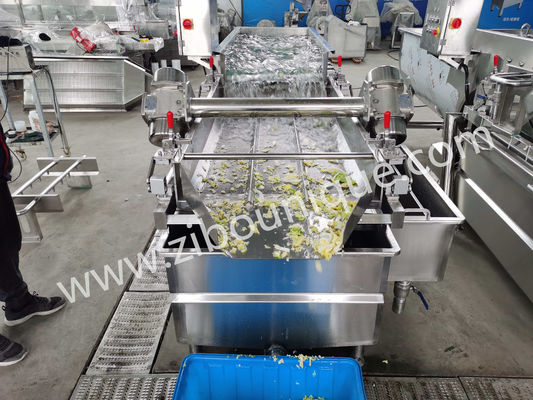Lavadora de salada de alface de aço inoxidável 304 com potência de 4,26 kW e certificado CE