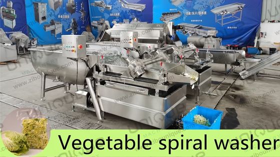 Máquina de limpeza de lavadora de frutas e vegetais para alface de iceberg fresca