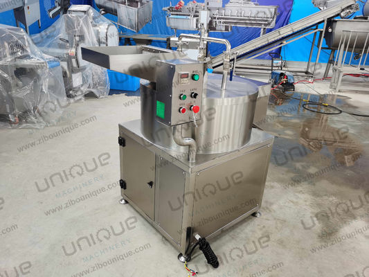 Máquina de pelagem de vegetais de aço inoxidável 304 para lavagem e pelagem eficientes