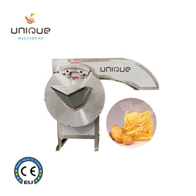 Máquina de corte de batatas fritas para comercialização de vegetais de 500 kg/h da Zibo Unique Machinery