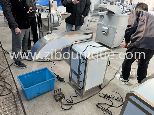 Máquina de corte de batatas fritas para comercialização de vegetais de 500 kg/h da Zibo Unique Machinery