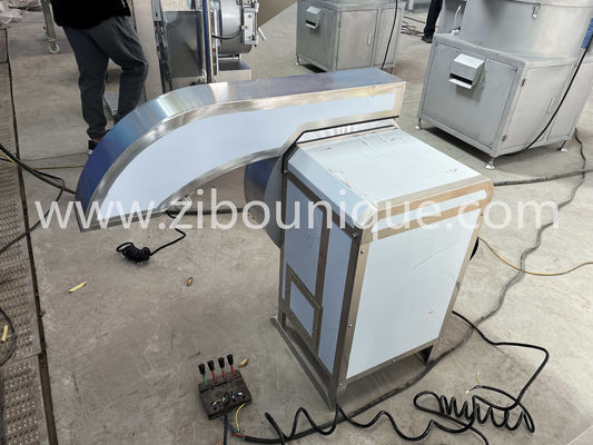 Máquina de corte de batatas fritas para comercialização de vegetais de 500 kg/h da Zibo Unique Machinery