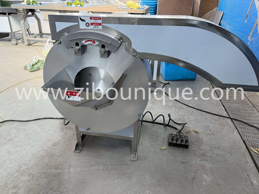 Máquina de corte de batatas fritas para comercialização de vegetais de 500 kg/h da Zibo Unique Machinery