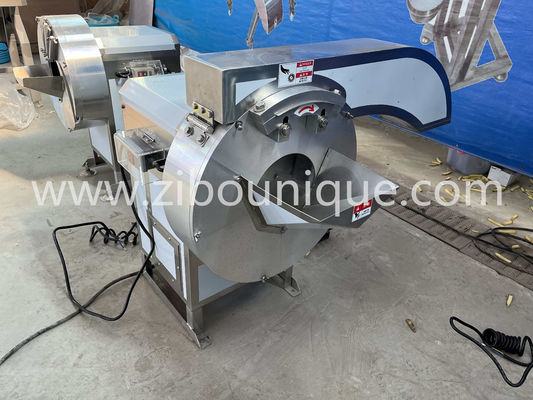 Máquina de corte de batatas fritas para comercialização de vegetais de 500 kg/h da Zibo Unique Machinery