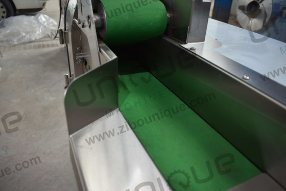 1.55 kw Máquina de corte de vegetais de cabeça dupla para preparação rápida e de refeições em restaurantes