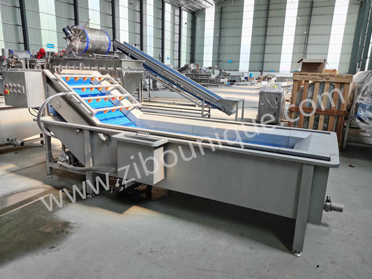 1000-1500 kg/h Capacidade Máquina de lavar legumes de folhas de salada para frutas e legumes