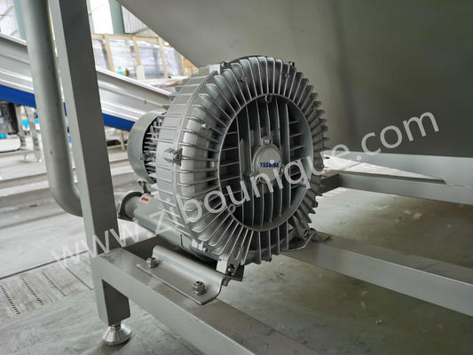 1000-1500 kg/h Capacidade Máquina de lavar legumes de folhas de salada para frutas e legumes