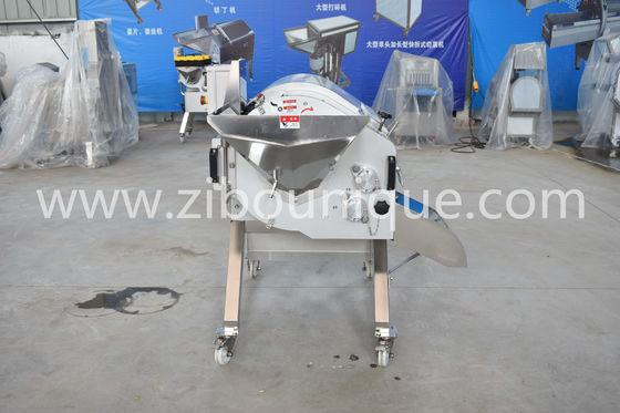 Máquina de corte de cebola industrial com eficiência de corte de cubo de vegetais elétrico de 1,5 kW