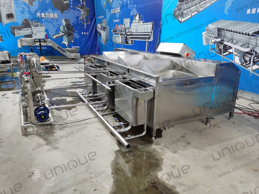 1000 kg/h Máquina de lavar tomates industriais Máquina de lavar frutas de milho