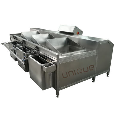 Máquina de lavar legumes com três reservatórios de várias funções para cozinhas ocupadas